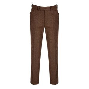 Men’s Frog Pocket Twill Trousers in Bark